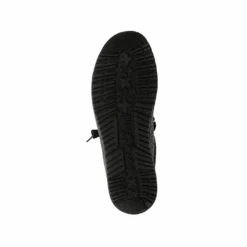 Hey Dude Wally Stretch Total Black Slip On Shoes 110384938 -Western Cowboy Equipment Store total black 3