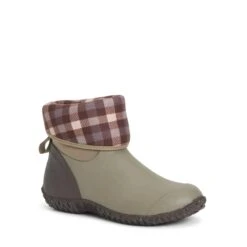 Muck Boot Company Muck Ladies Muckster II Mid Walnut Plaid Waterproof Boots WM2-9PLD -Western Cowboy Equipment Store wm2 9PLD 6