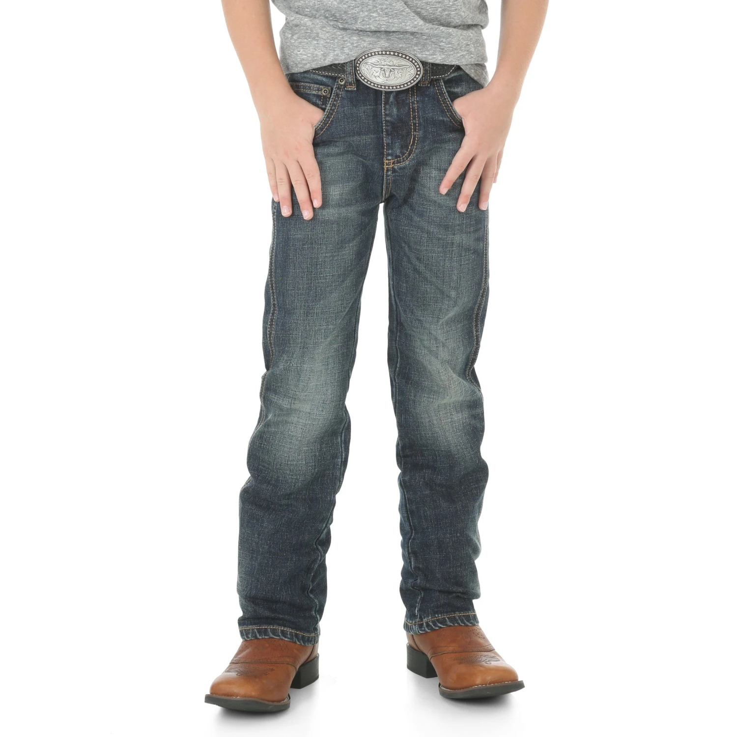 Wrangler Retro Boy's Slim Straight Bozeman Jeans 88BWZBZ 2 Wrangler Retro Boy's Slim Straight Bozeman Jeans 88BWZBZ - Image 2