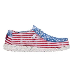 Hey Dude Men's Wally Stars N Stripes Shoes 150202699 -Western Cowboy Equipment Store xcfgjftjufxr