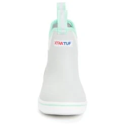 XTRATUF Ladies Waterproof Light Grey Deck Boots XWAB-102 -Western Cowboy Equipment Store xwab 102 Front