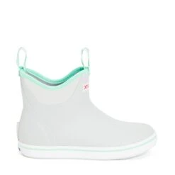 XTRATUF Ladies Waterproof Light Grey Deck Boots XWAB-102 -Western Cowboy Equipment Store xwab 102 Right