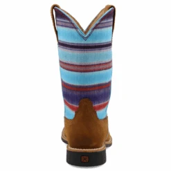 Hooey® Children's Distressed Saddle & Blue Multi-Color Boots YHY0011 -Western Cowboy Equipment Store yhy0011 back